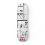 BLUE PRINT SKATEBOARD