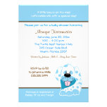 Blue Puppy 5x7 Baby Shower Invitation invitations
