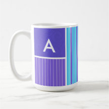 Blue & Purple Stripes Mugs
