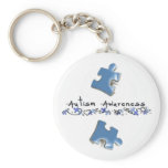 Blue Puzzle Pieces - Autism Awareness Key Chain