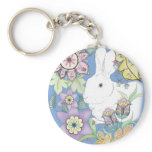 Blue Rabbit Keychain