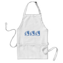 Blue Racing Sail Boats Aprons