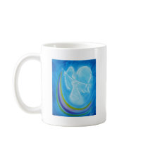 Blue Rainbow Angel Mug