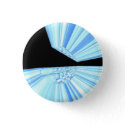 Blue Rays in Space Digital Art Button