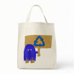 Blue recycle bags