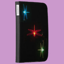 Blue Red Green Glowing Dragonfly Kindle Case caseable cases