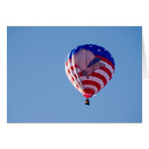 Blue,Red & White Note Card