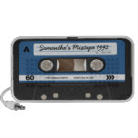 Blue Retro Mixtape Cassette Personalized Speaker