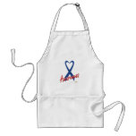 Blue Ribbon Awareness Design Aprons