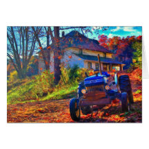 Blue Ridge Mountain Farm Greeting Card
