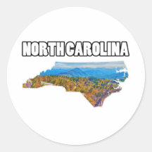 Blue Ridge parkway Round Sticker