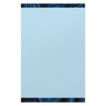 Blue Ripple Partial Border Stationery
