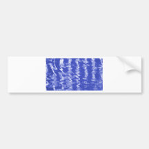 Blue Ripples Bumper Stickers