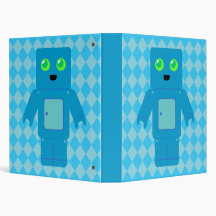 Blue Robot Binders