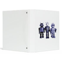 blue robots binder