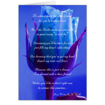 Blue Rose Delight Will You Be My Bridesmaid Greeting Cards