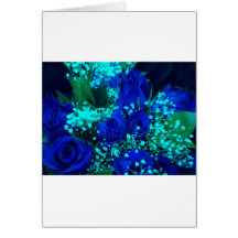 blue rose greeting cards