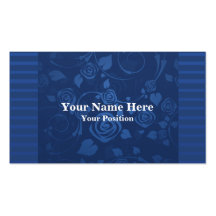 Blue Roses Business Card