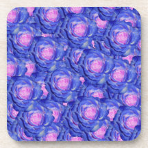 Blue roses coaster
