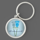 Blue Roses keychains