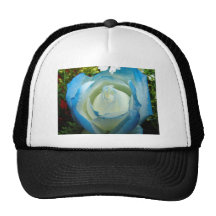 BLUE ROSES MESH HATS