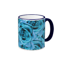Blue Roses Mug