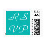 Blue RSVP Postage