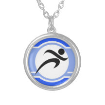 Blue Running Custom Jewelry