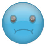 Blue Sad stickers