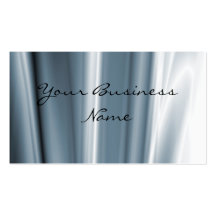 Blue Satin Business Card