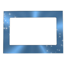 BLUE SATIN MAGNETIC FRAMES