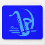 Blue sax blues mousepads