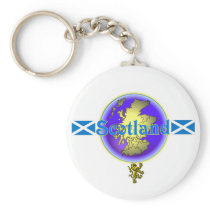 Blue Scotland. Key Chain