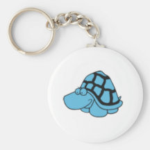 Blue Sea Turtle Keychain