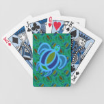 Blue Sea Turtle Playing Cards