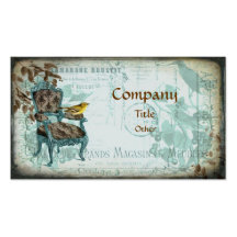 Blue Shabby Chic Business Card