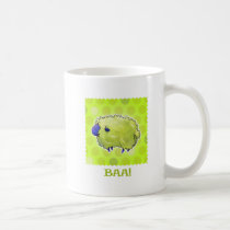 Blue Sheep Mug(right handle) mugs