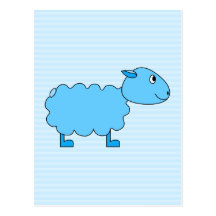 Blue Sheep Postcards