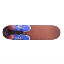 Blue Shoes - Ramp Skateboard