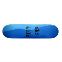 Blue sk8 board skateboard