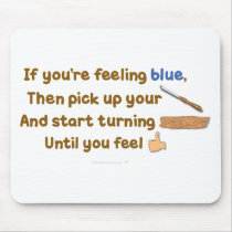 Blue Skew Woodturning Poem