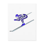 Blue Ski Fast Post Cards