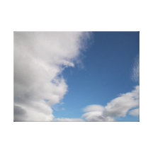 Blue Skies Ahead Stretched Canvas Prints