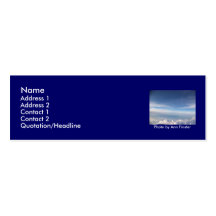 Blue Skies and Clouds Business Cards