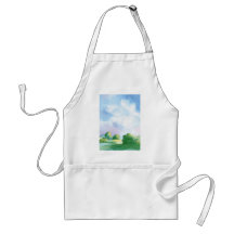 blue skies aprons