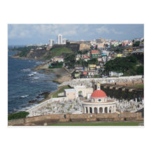 Blue Skies over San Juan, Puerto Rico Postcard