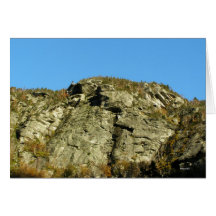 Blue Skies Over The Mountian (Blank) Greeting Card