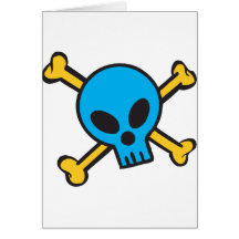 Blue Skull Cards