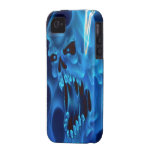 Blue Skull iPhone 4 Case/Tough