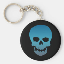 Blue Skull Keychains